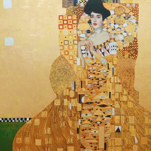 Retrato de Adele Bloch-Bauer (Gustav Klimt) – reproducción – 200 x 200 cm Art Gallery Alpha House