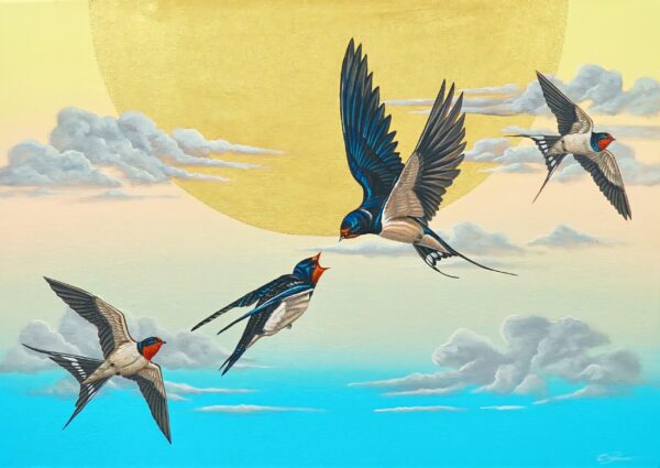 Golondrina en el cielo – 70 X 50 cm Art Gallery Alpha House