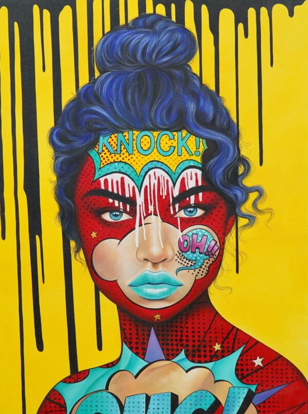 Mujer Pop Art – 90 X 120 cm Art Gallery Alpha House